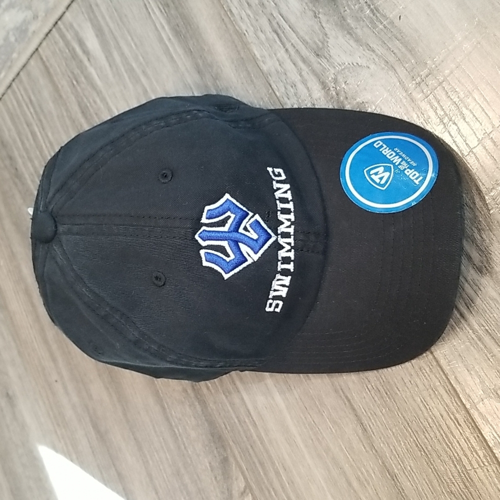 Top of the World Swimming hat w/adjustable head strap NWT
